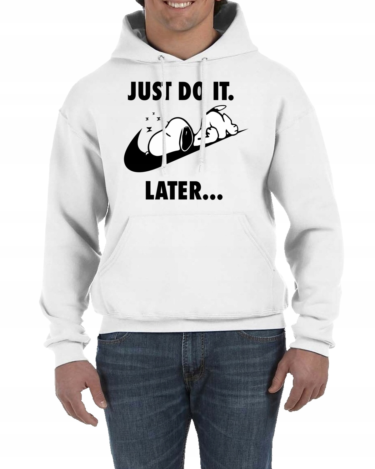 

Bluza Z Kapturem Snoopy Just Do It L 0797