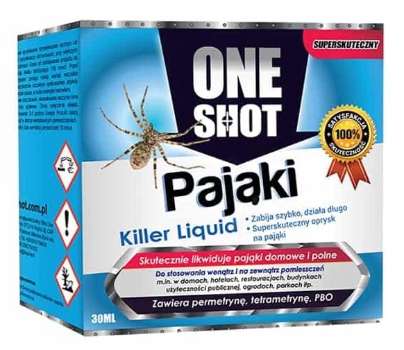 

Oprysk Na Pająki Zwalczanie Pająków One Shot 30 ML