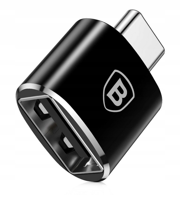 BASEUS / Adapter Przejściówka / OTG / USB-A do USB-C