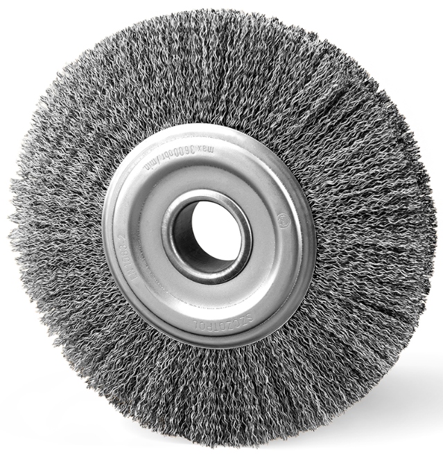 Проволочная дисковая щетка для шлифовальной машины 200 мм o32
