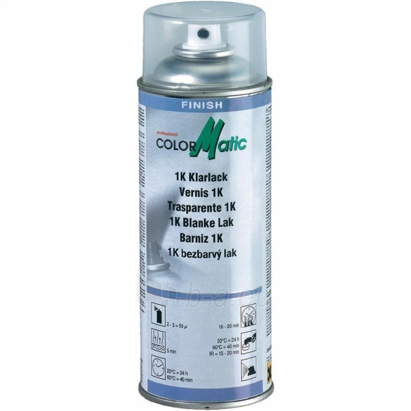ColorMatic Lakier Bezbarwny Akrylowy 1K Spray 400ml Wysoki Połysk