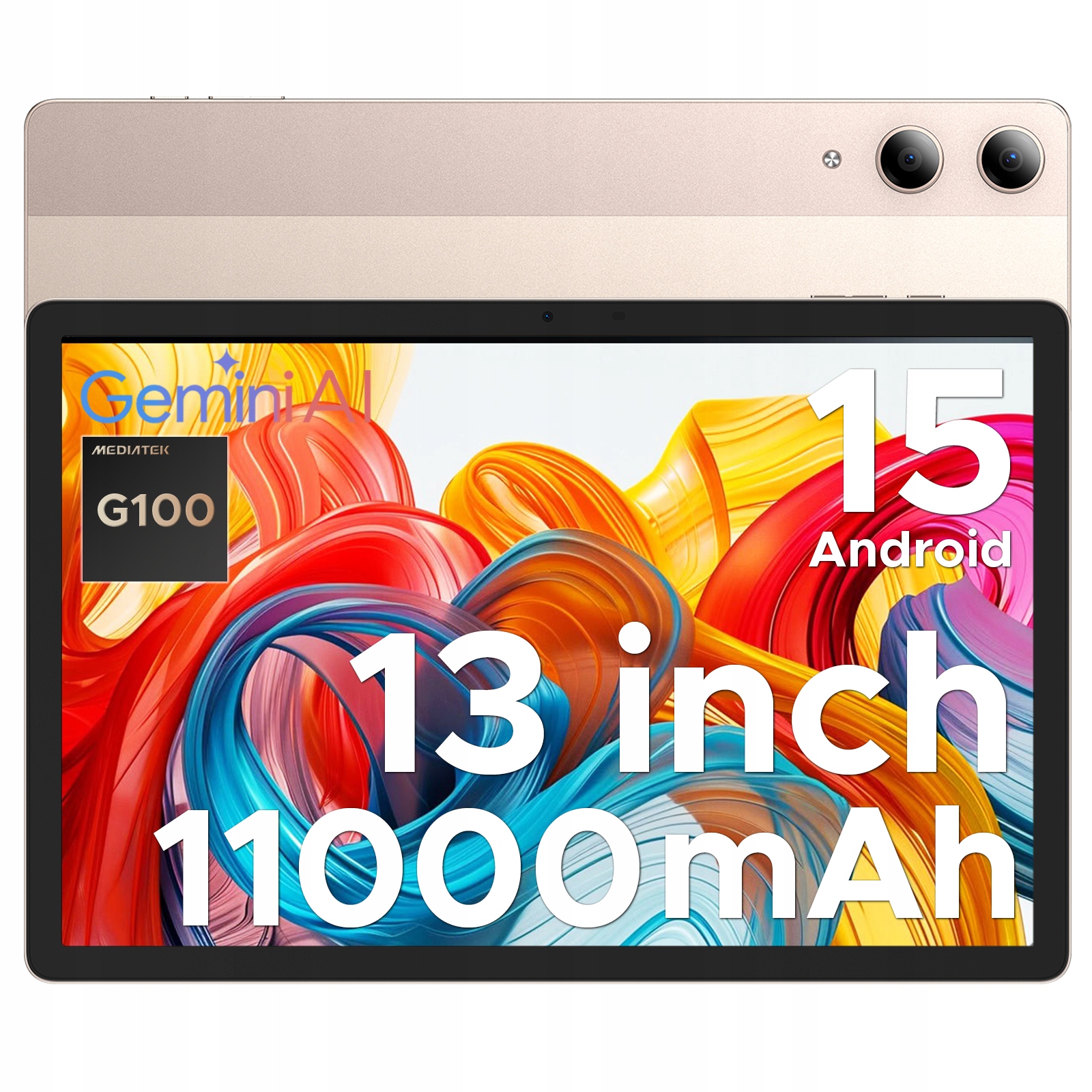 Tablet Doogee Tab E3 Pro 13" Ips Fhd, 32 Gb 256 Gb, 11000 mAh, 4G, Android 15, podpora 2 Tb
