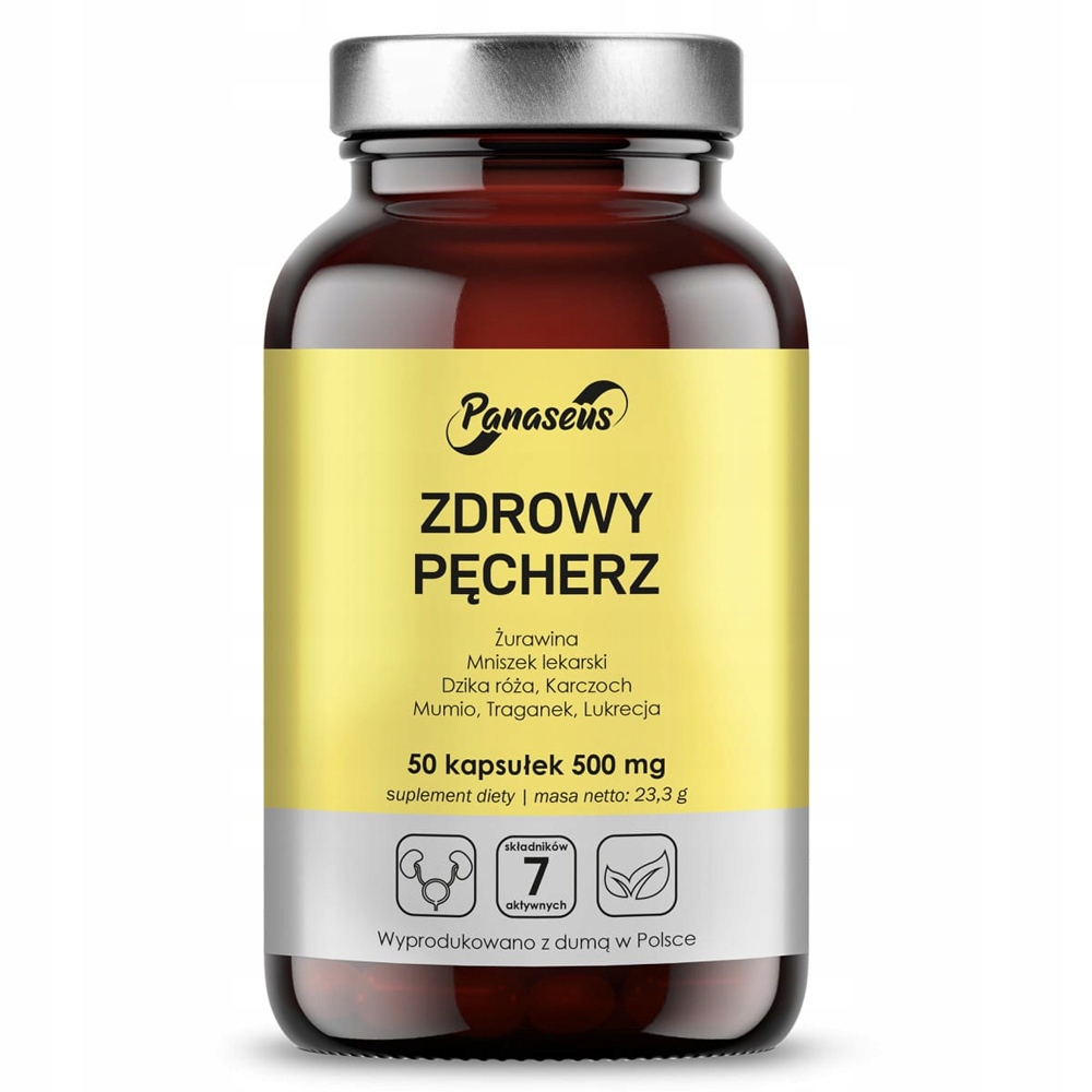 

Zdrowy Pęcherz Panaseus 50 Kapsułek