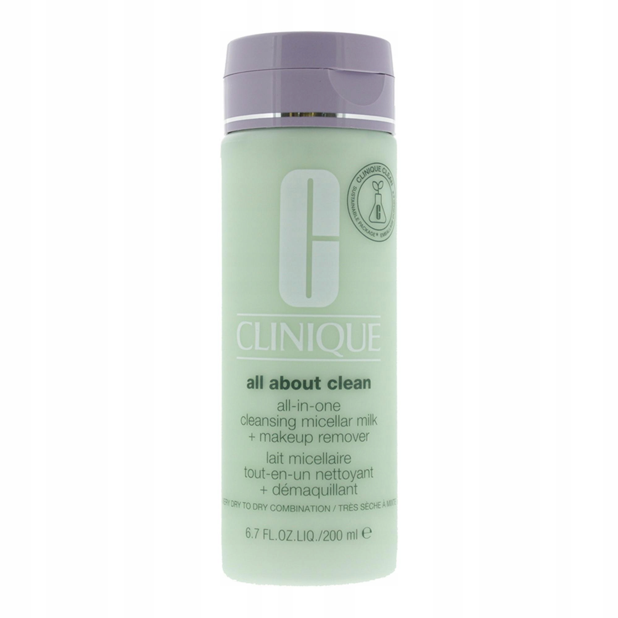 Clinique, All About Clean, Odstraňuje nečistoty, Micelární mléko, 200 ml