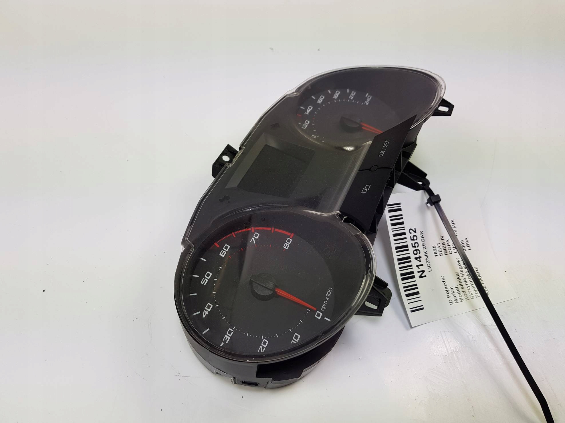 dials clock 6J0920801 SEAT IBIZA IV