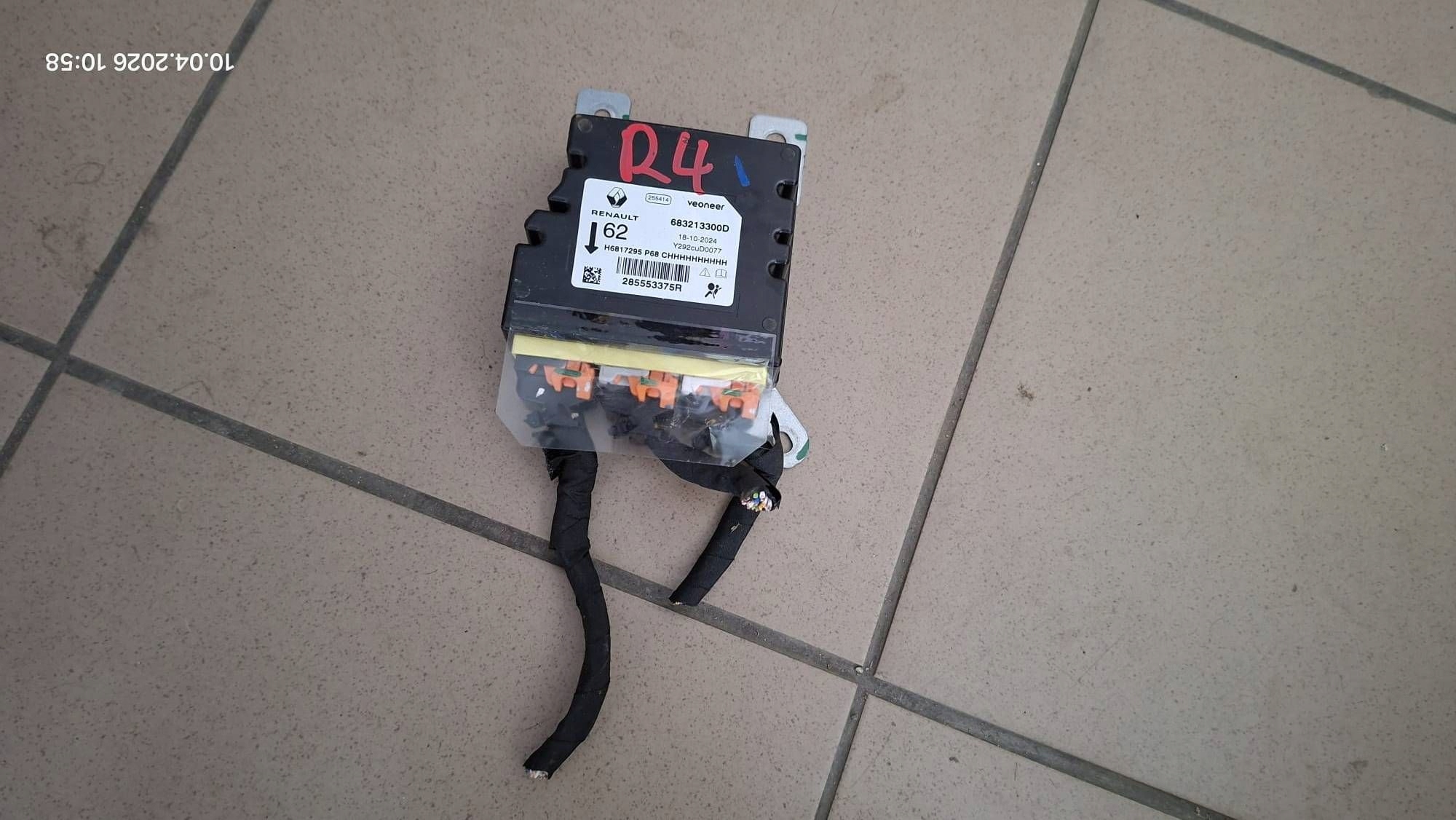 module sensor control unit airbag Renault 4 285553375R original