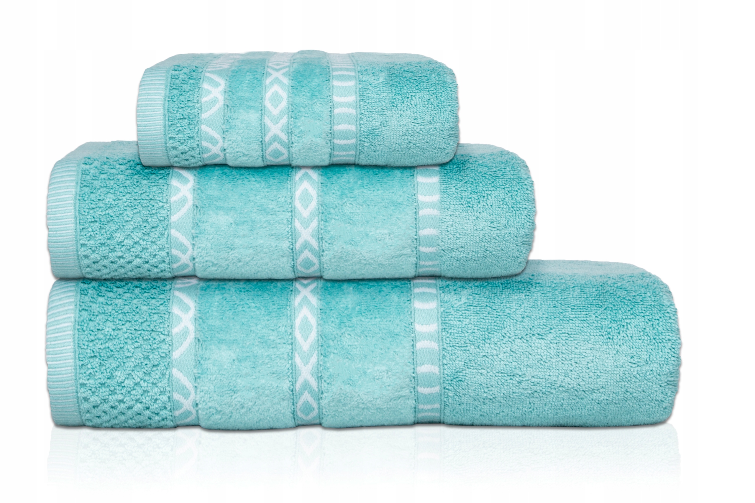 

Ręcznik Frotte 30x50cm Miętowy 550g/m2