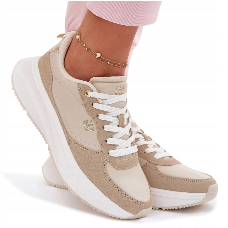 Dámské Tenisky Na Platformě Gap Penelope GPW6155300049 Béžové 41