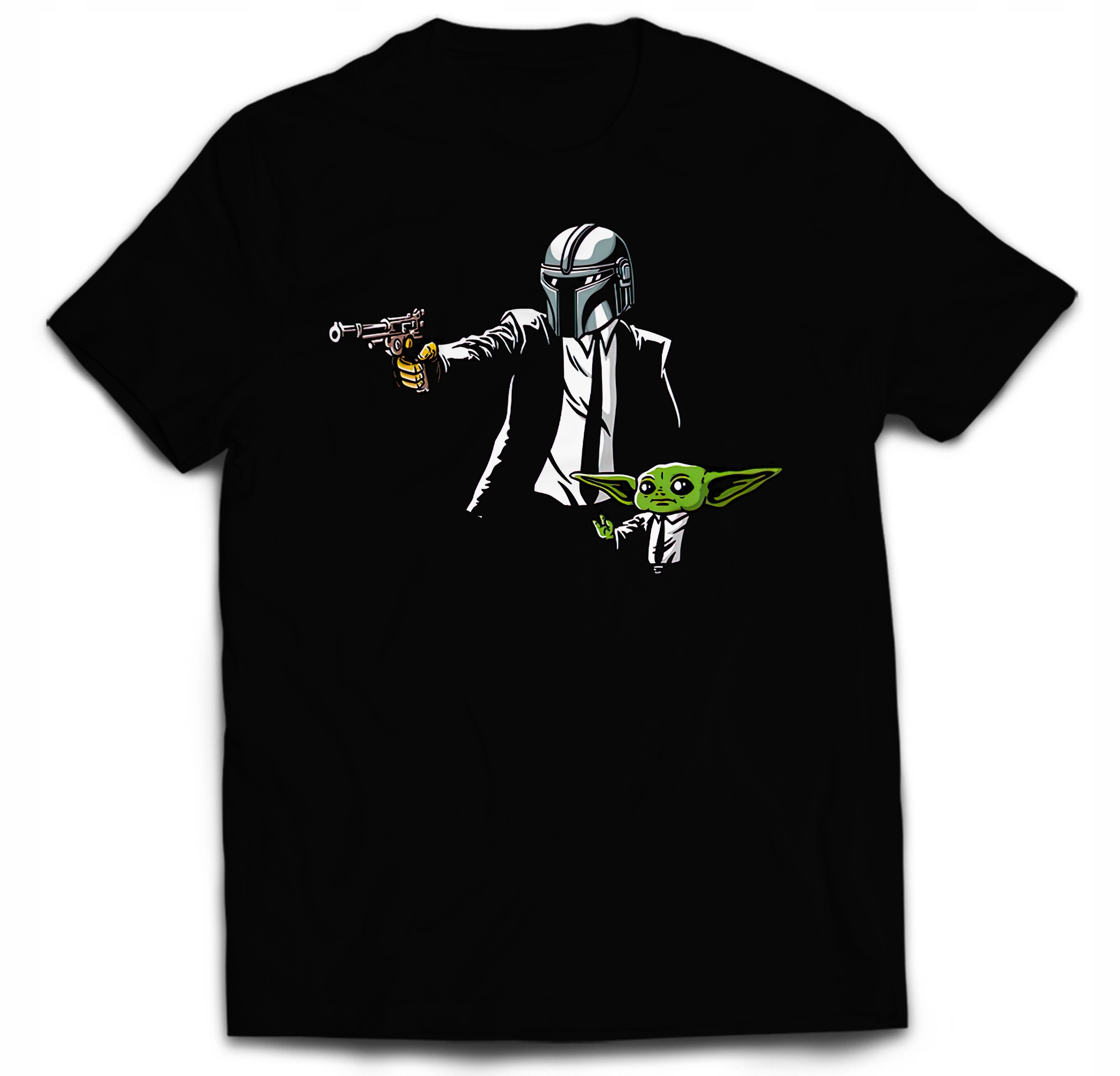 

Koszulka Mandalorian Fiction Yoda Boba Fett 12 Lat