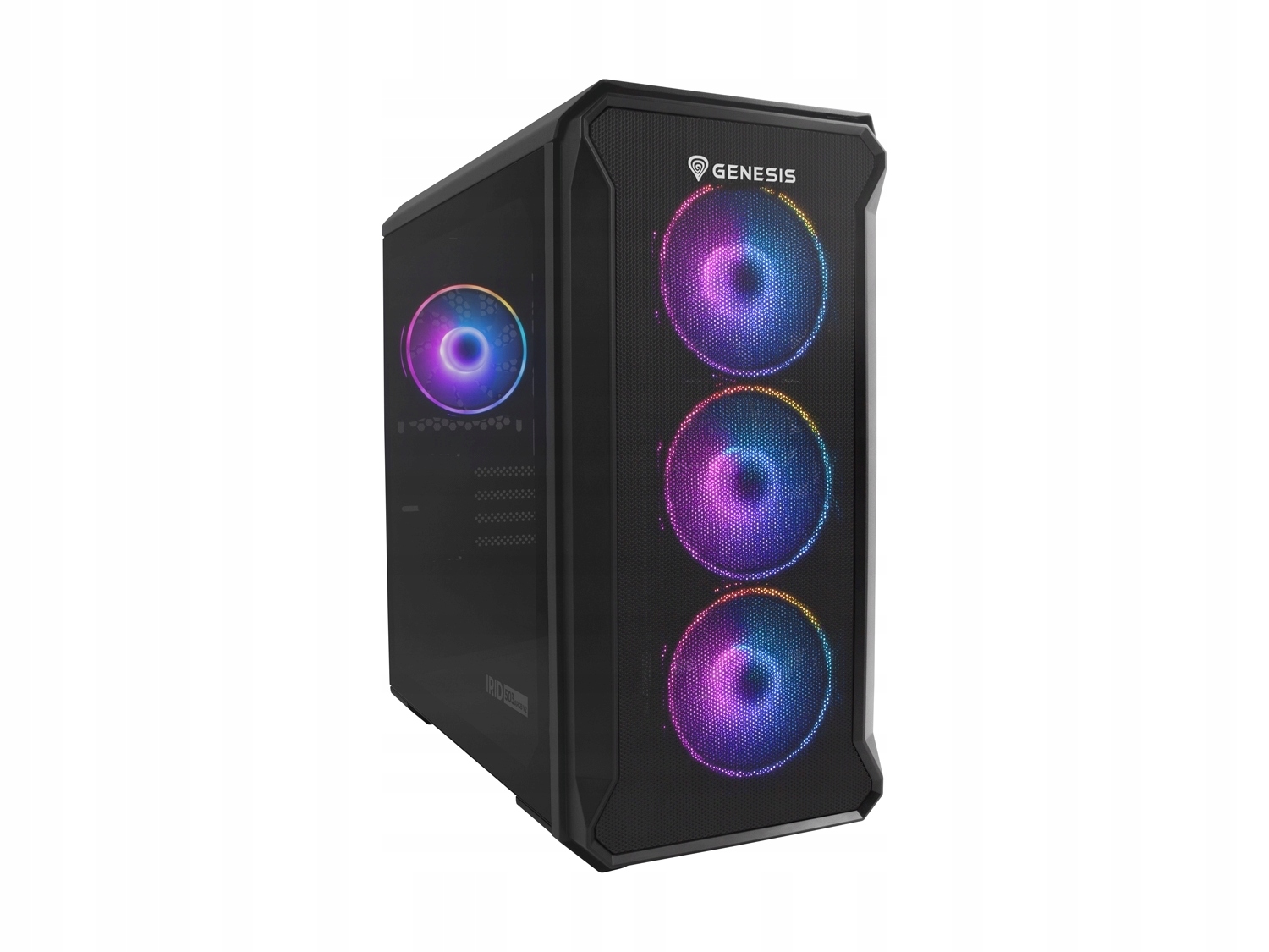 Počítačová skriňa Genesis Irid 503 Argb V2/Micro Tower/Transpar./Čierna