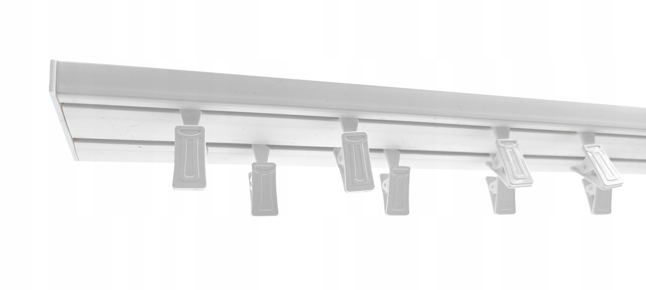 

Karnisz Szyna Pcv dwutorowa z żabkami 200cm