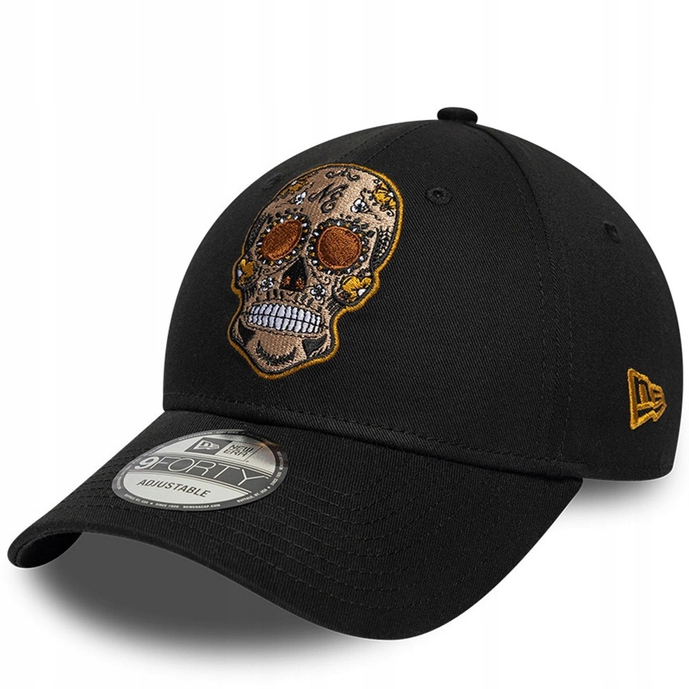 Kšiltovka New Era pánská dámská Day Of The Dead bavlněná černá