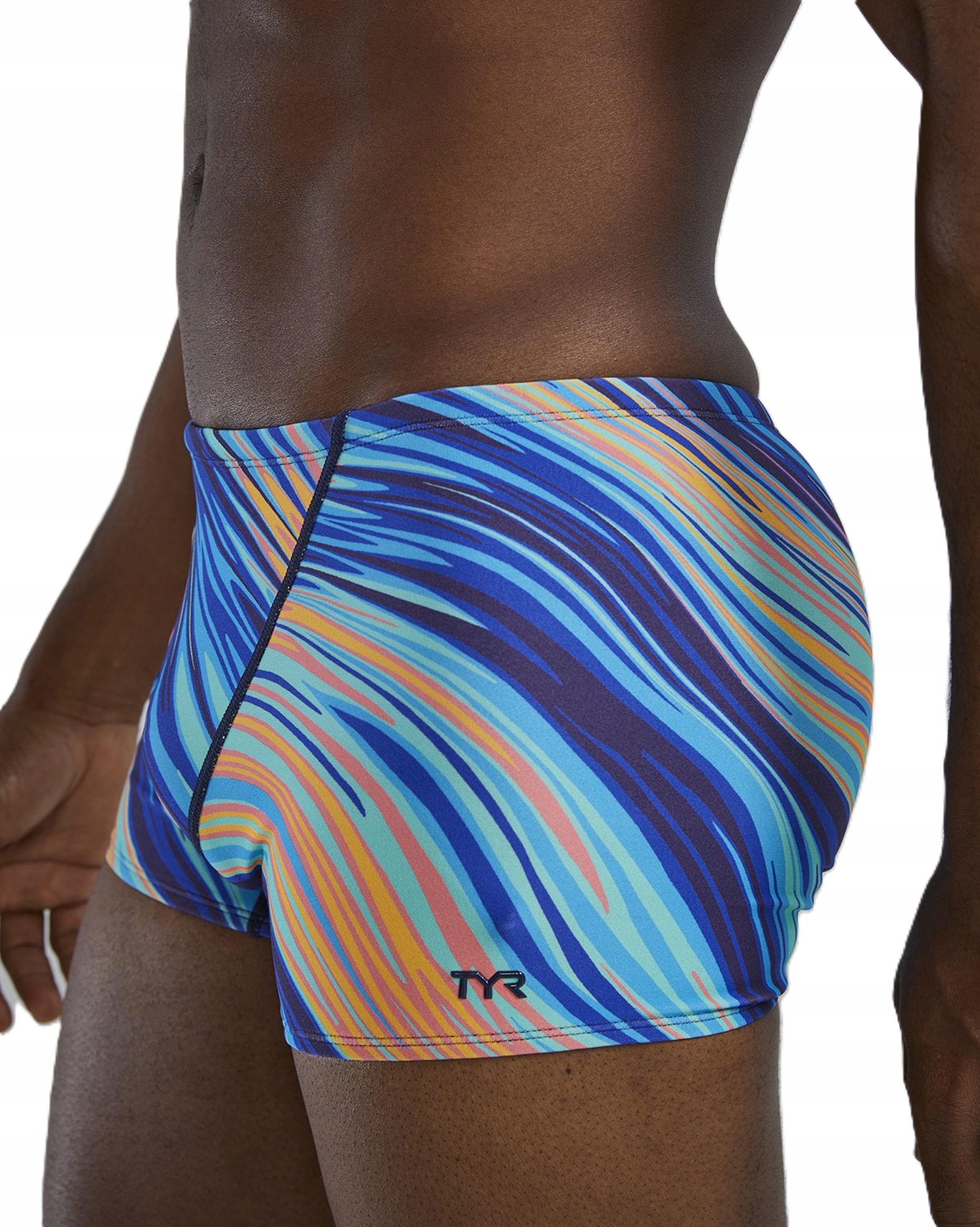 Pánské plavky kraťasy Tyr Square Leg Riptide velikost D3|S