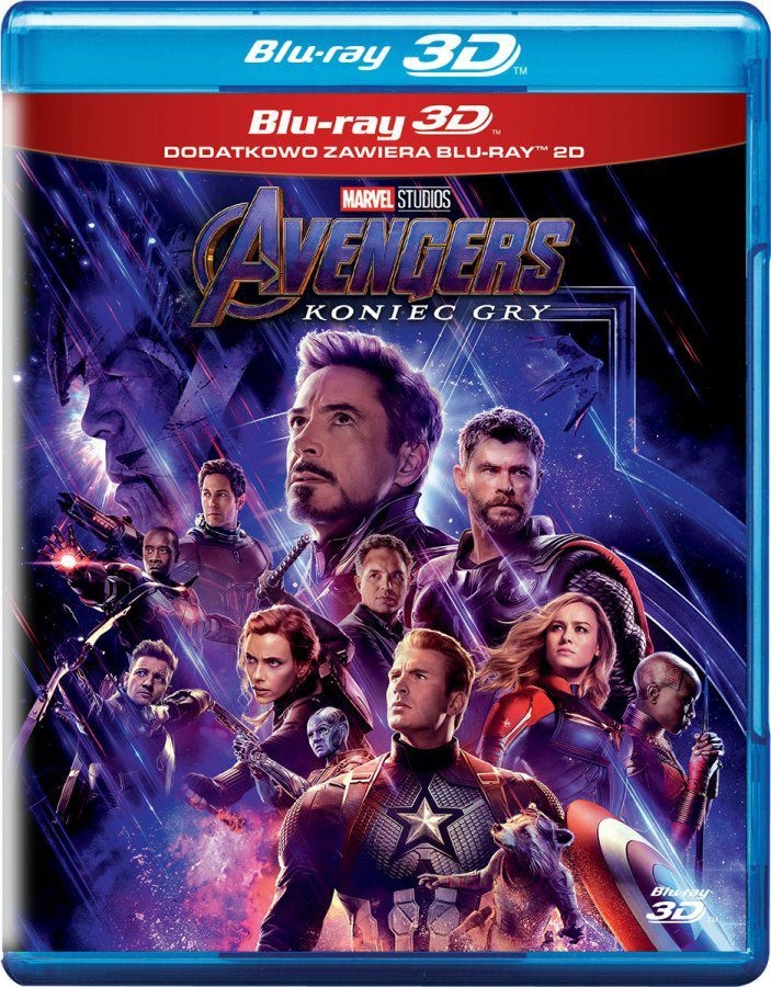 AVENGERS: KONIEC GRY (BLU-RAY 3D)+(2XBLU-RAY) Stan opakowania oryginalne