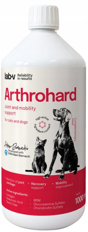 Levně Arthrohard přípravek na klouby pro psa a kočku Lab V 1000 ml