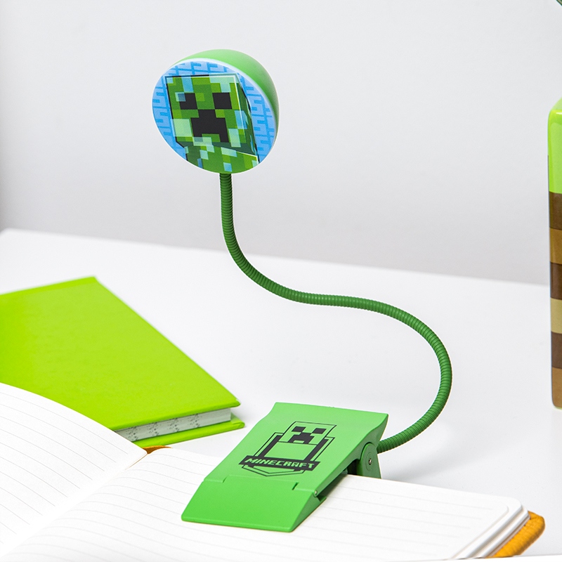 LAMPKA DO CZYTANIA KSIĄŻEK MINECRAFT CREEPER LAMPKA NOCNA DLA DZIECI Rodzaj lampka