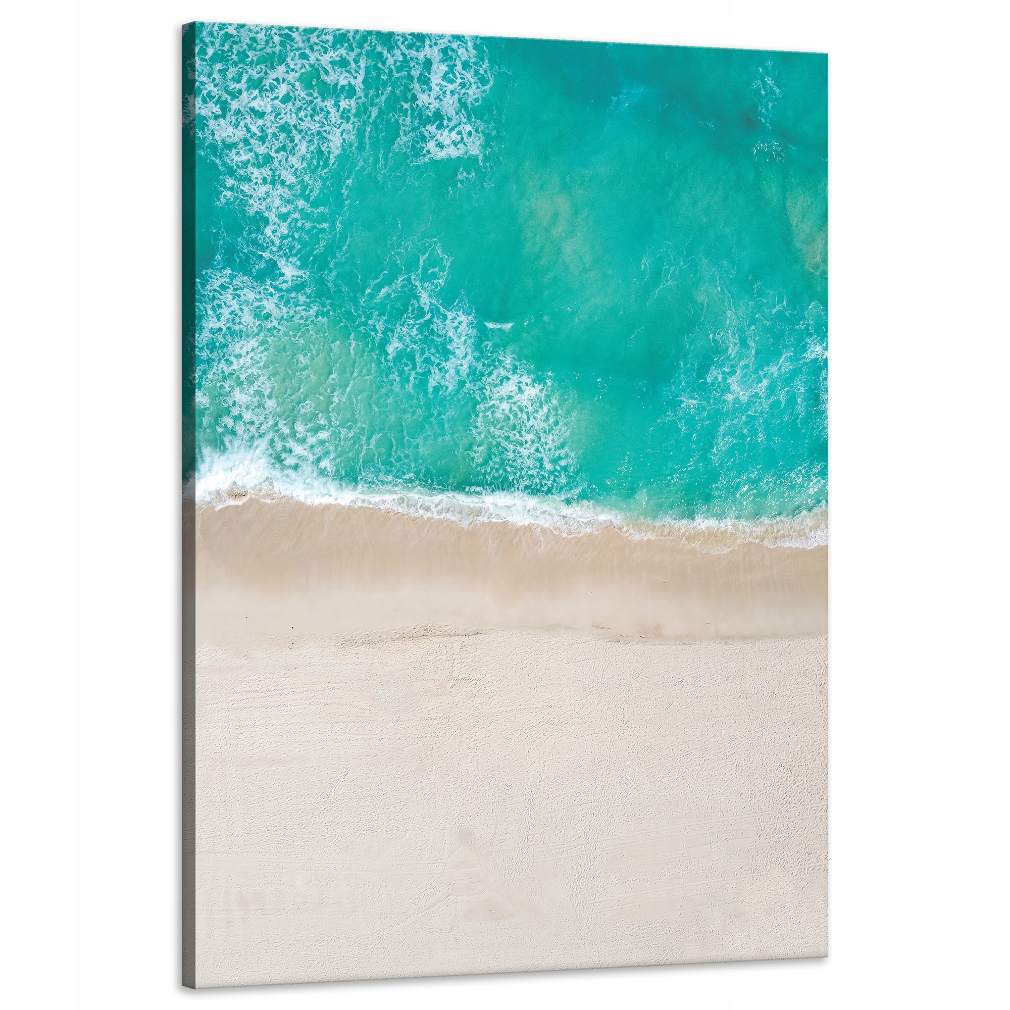 Obraz na plátně Voda Pláž Vlny Slunce 60x90 cm Ideální jako dárek
