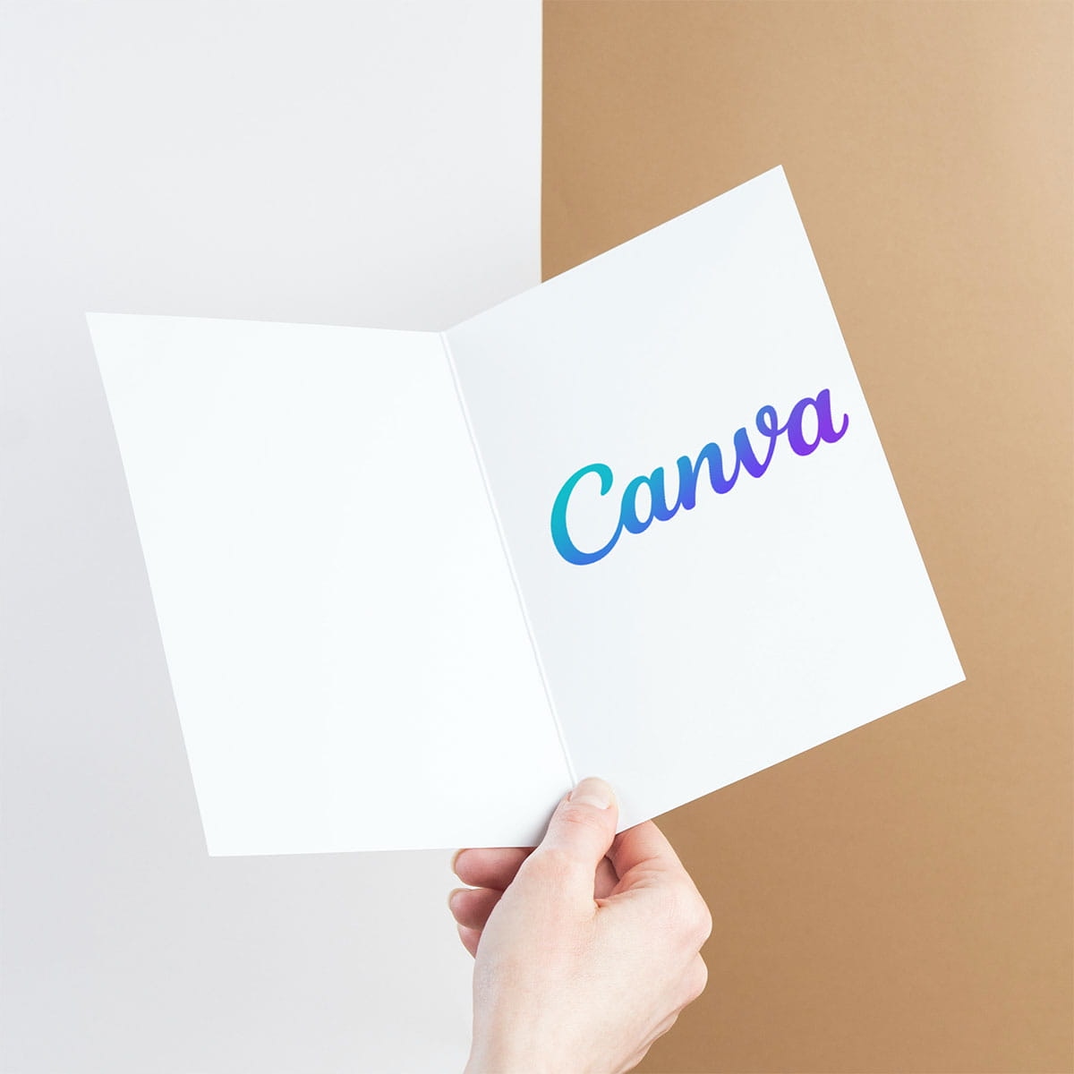 25 Ks. Skládací pozvánka z Canvy 12x17 cm, Výtisk pozvánek z Canva