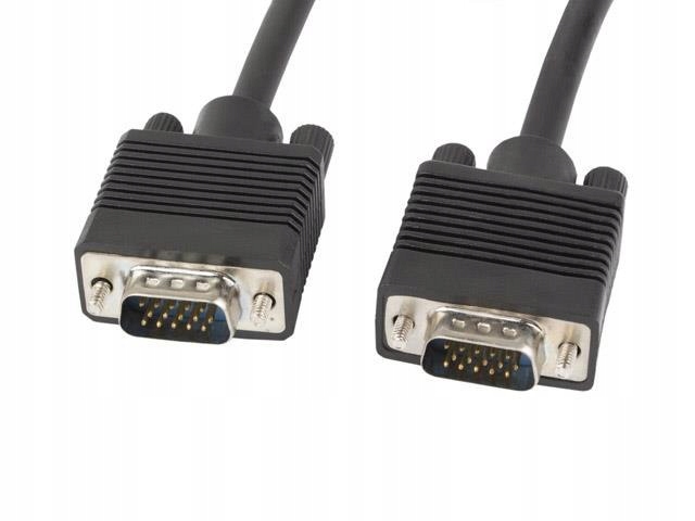 Kabel Vga Lanberg M/M 1,8m Ekran Ferryt czarny