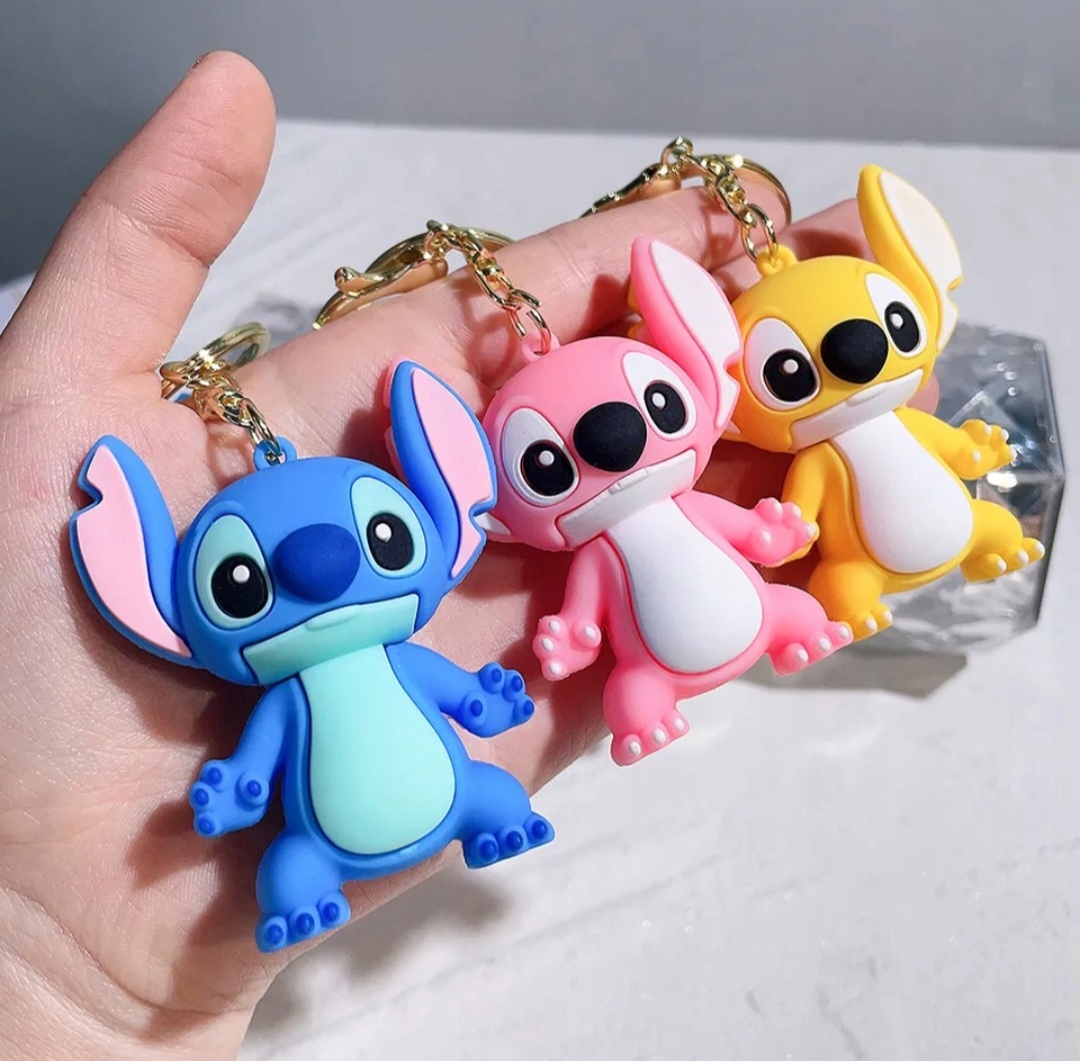 Brelok do kluczy Torebki zawieszka @ STITCH ŁAPKA - NIEBIESKI Wzór dominujący inny wzór