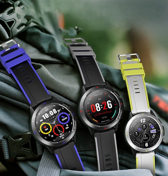 SMARTWATCH ZEGAREK SPORTOWY SMARTBAND AMOLED PULS OPASKA SPORTOWA FIT SMS Kolor dominujący żółcie