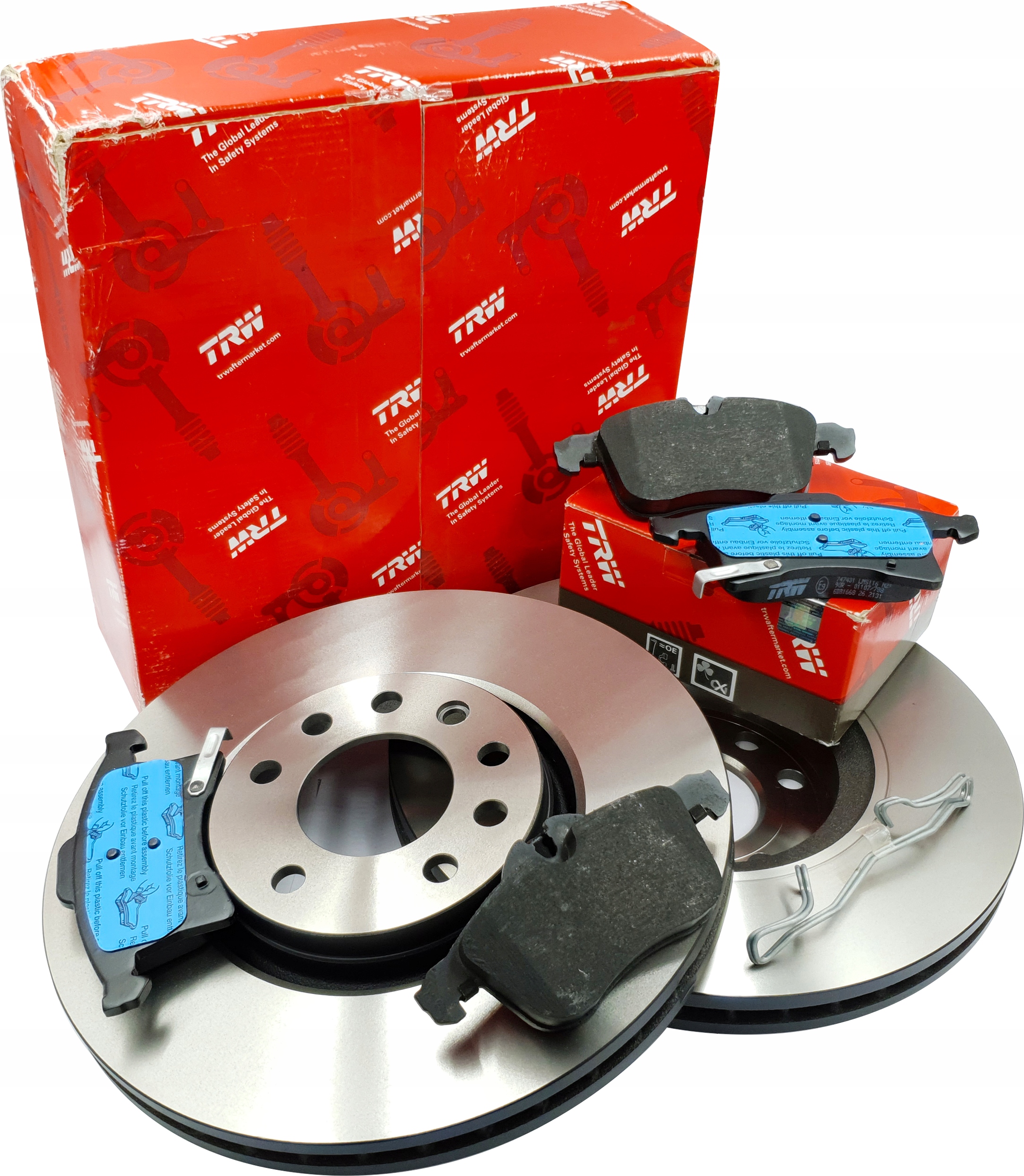 ДИСКИ КОЛОДКИ КОМПЛЕКТ ПЕРЕДНЯЯ TRW OPEL ASTRA H