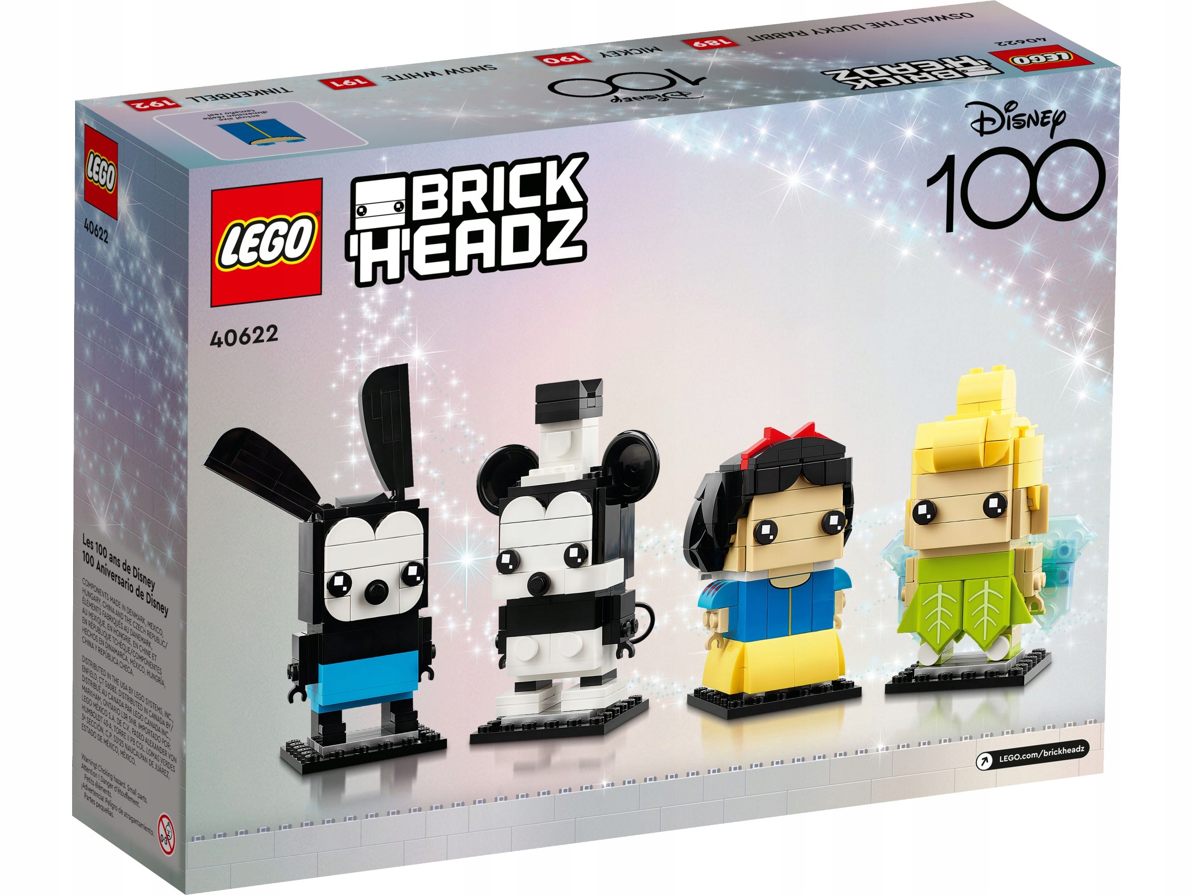 LEGO BrickHeadz 40622 LEGO DISNEY 100 URODZINY + torebka prezentowa Marka LEGO