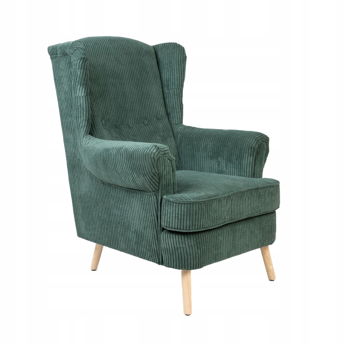 Kreslo Fossby Faso zelené 86x85x108 cm Homla