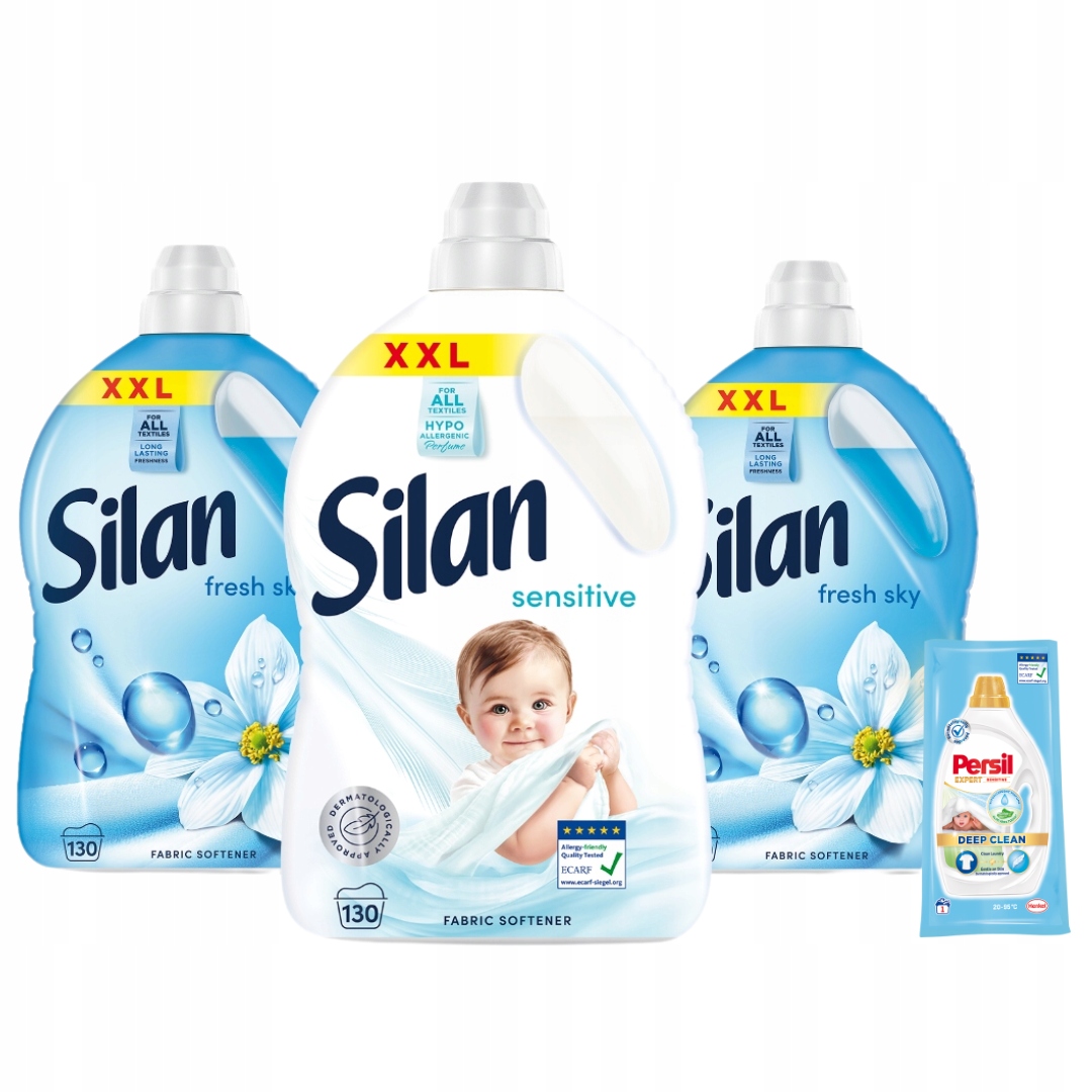 Levně Aviváž Silan MIX 390 tekutá aviváž 2,86 l x 3 Dárek