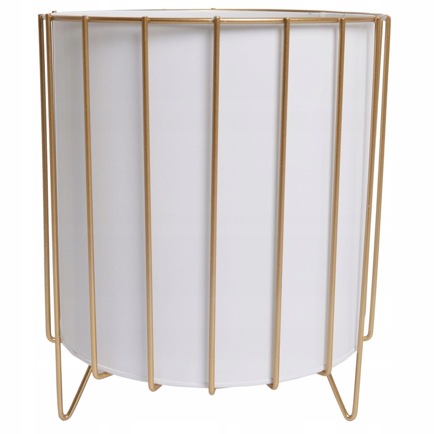 

Osłonka donica metalowa biała złota Loft 25,5x25,5