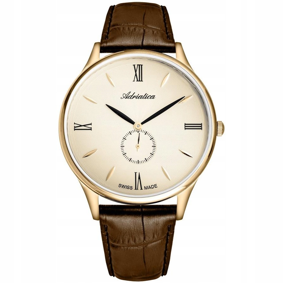 Pánské Hodinky Adriatica A1230.1261QXL hnědé