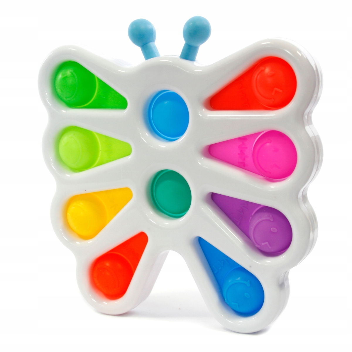 Motyl Kolorowy PUSH UP BUBBLE POP IT Bąbelki