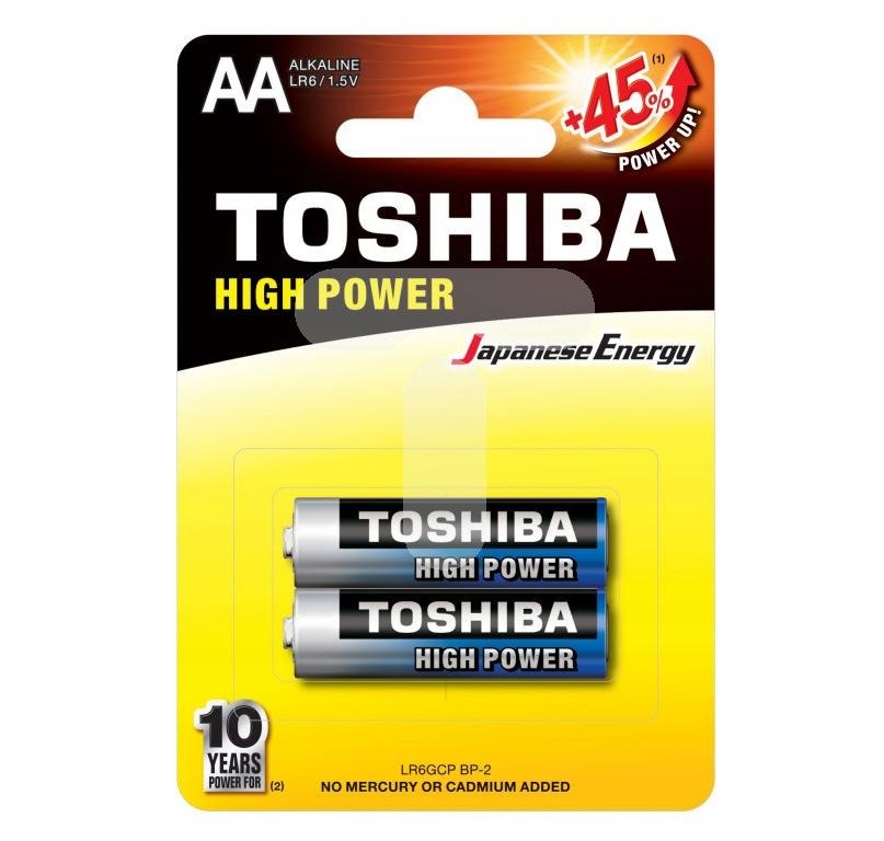 

Toshiba High Power Bateria alkaliczna Aa 2 szt.
