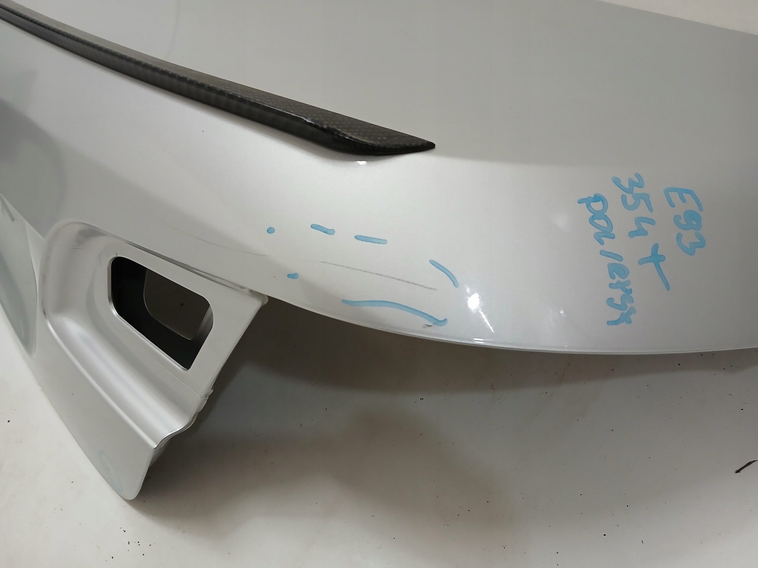 trunk door boot rear rear part BMW E93 TITANSILBER 354/7