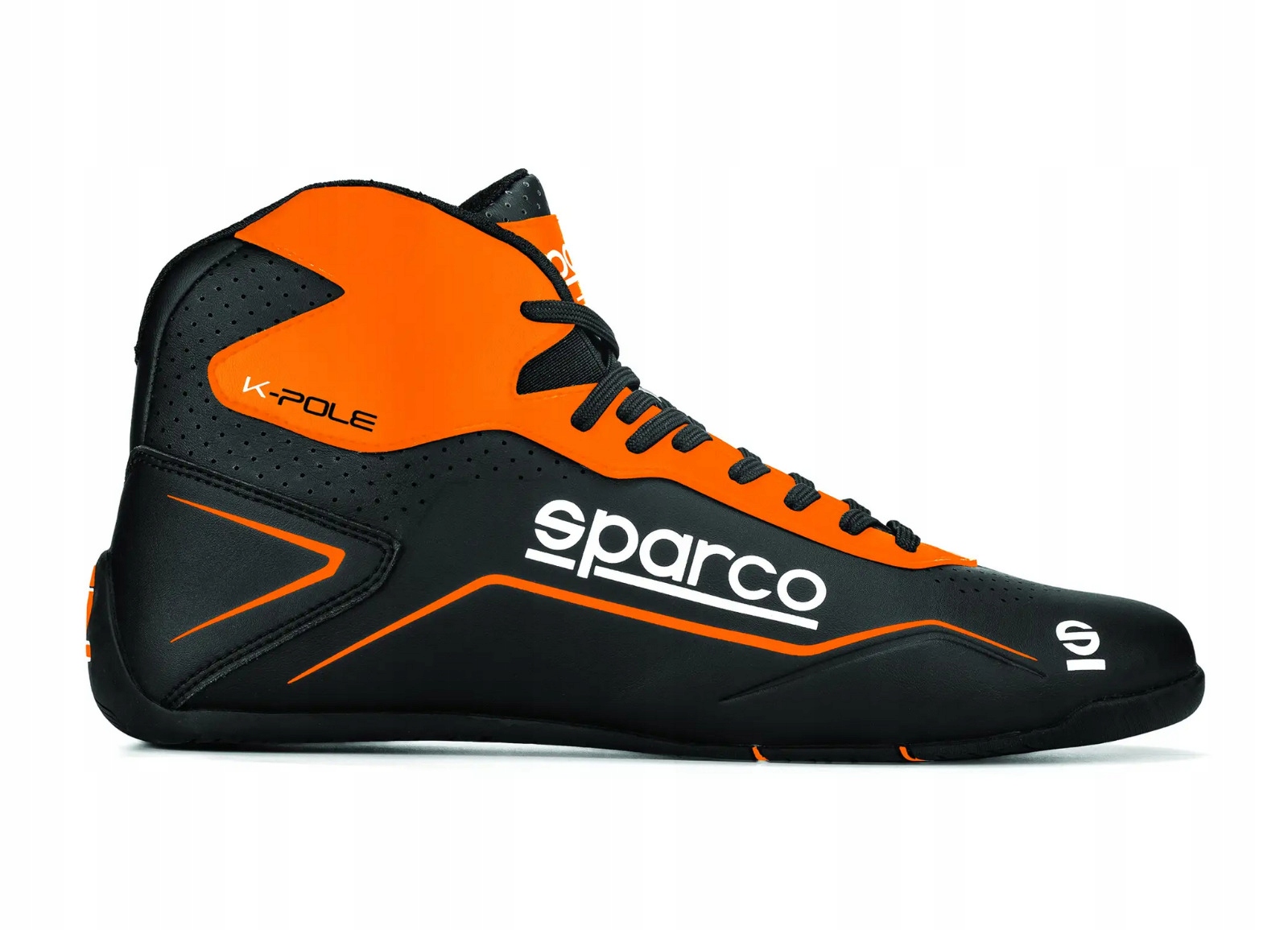 Kartingové boty Sparco K-Pole, barva černo-oranžová, velikost 36