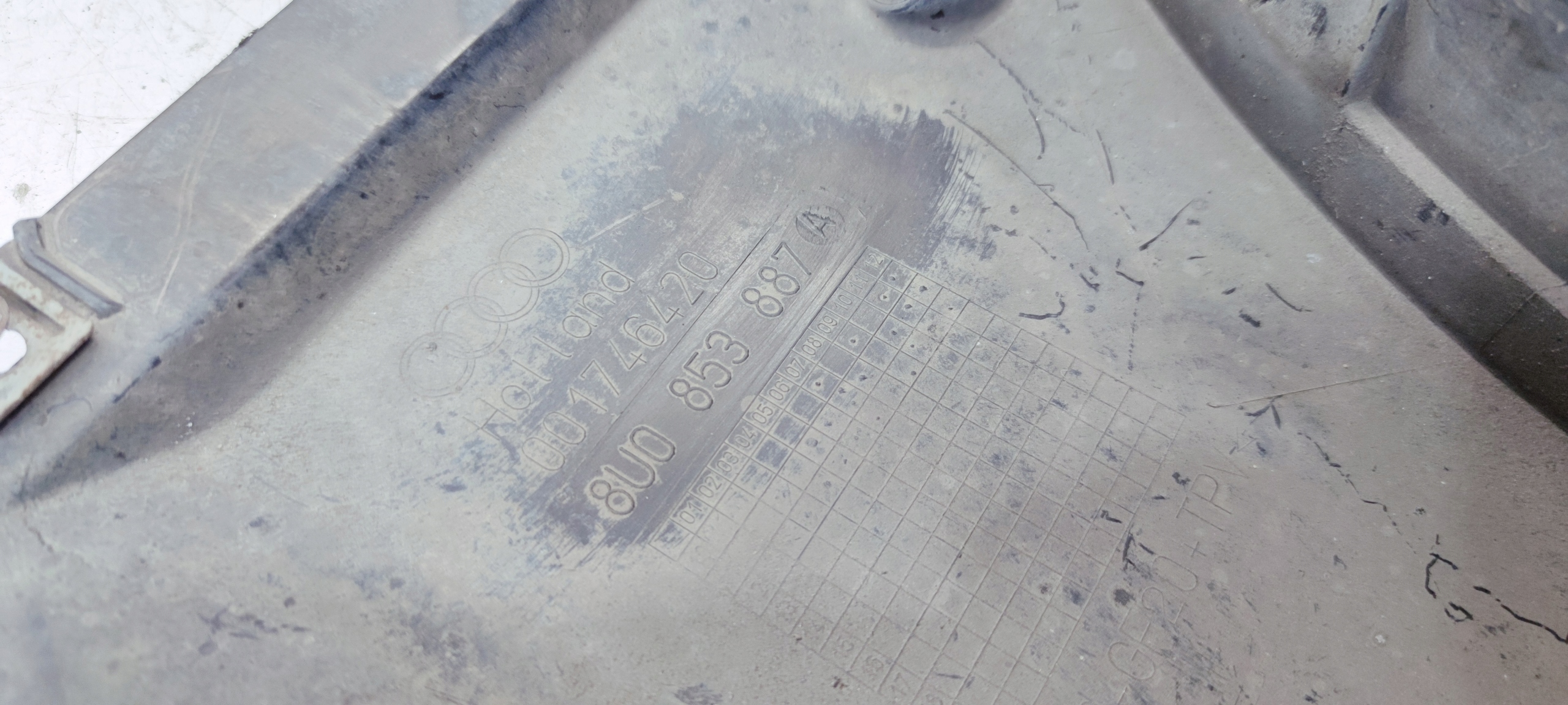 mudguard NOSEK left front AUDI Q3 8U 8U0853887A