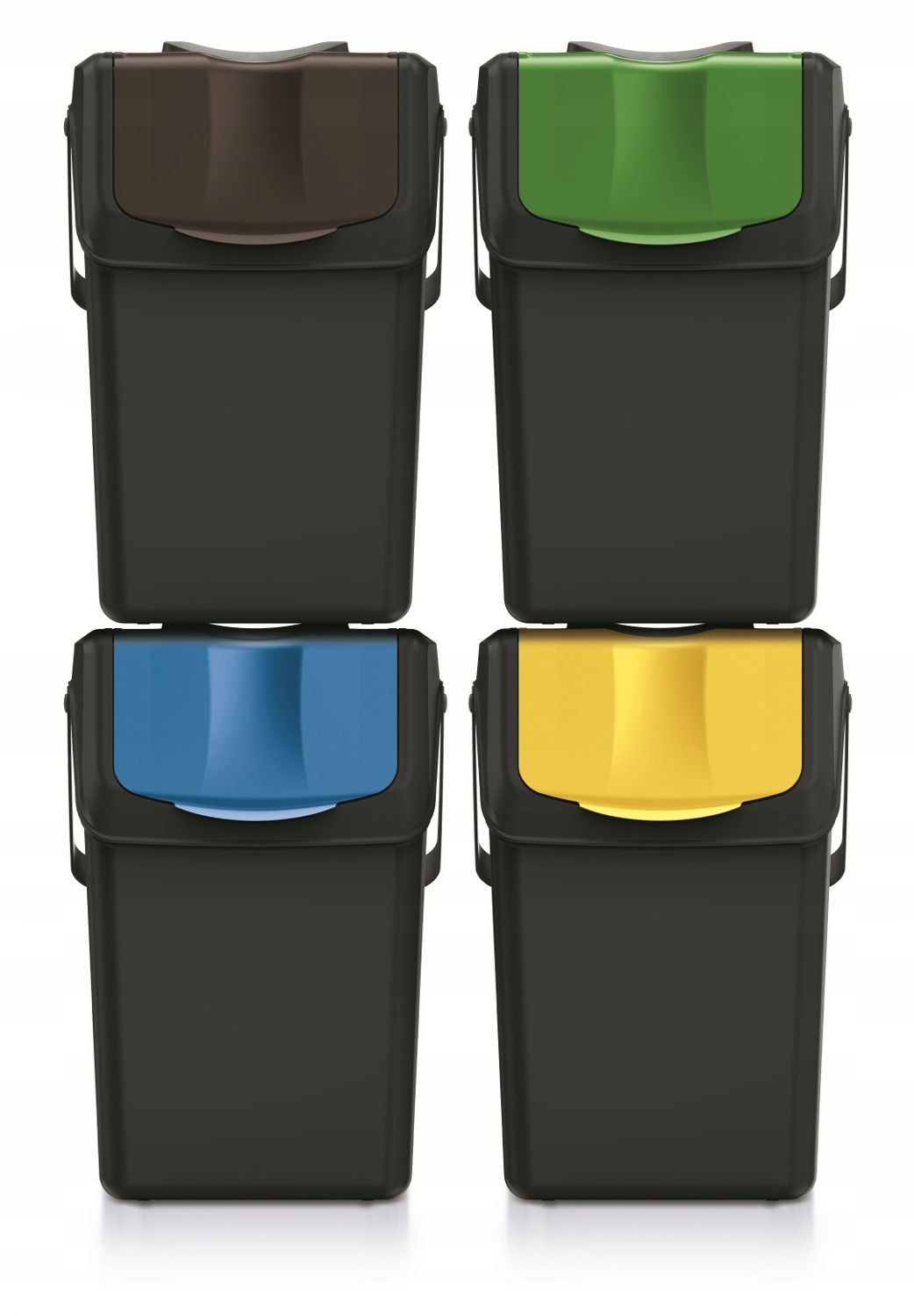 Sada košů a nádob na tříděný odpad 4x25L