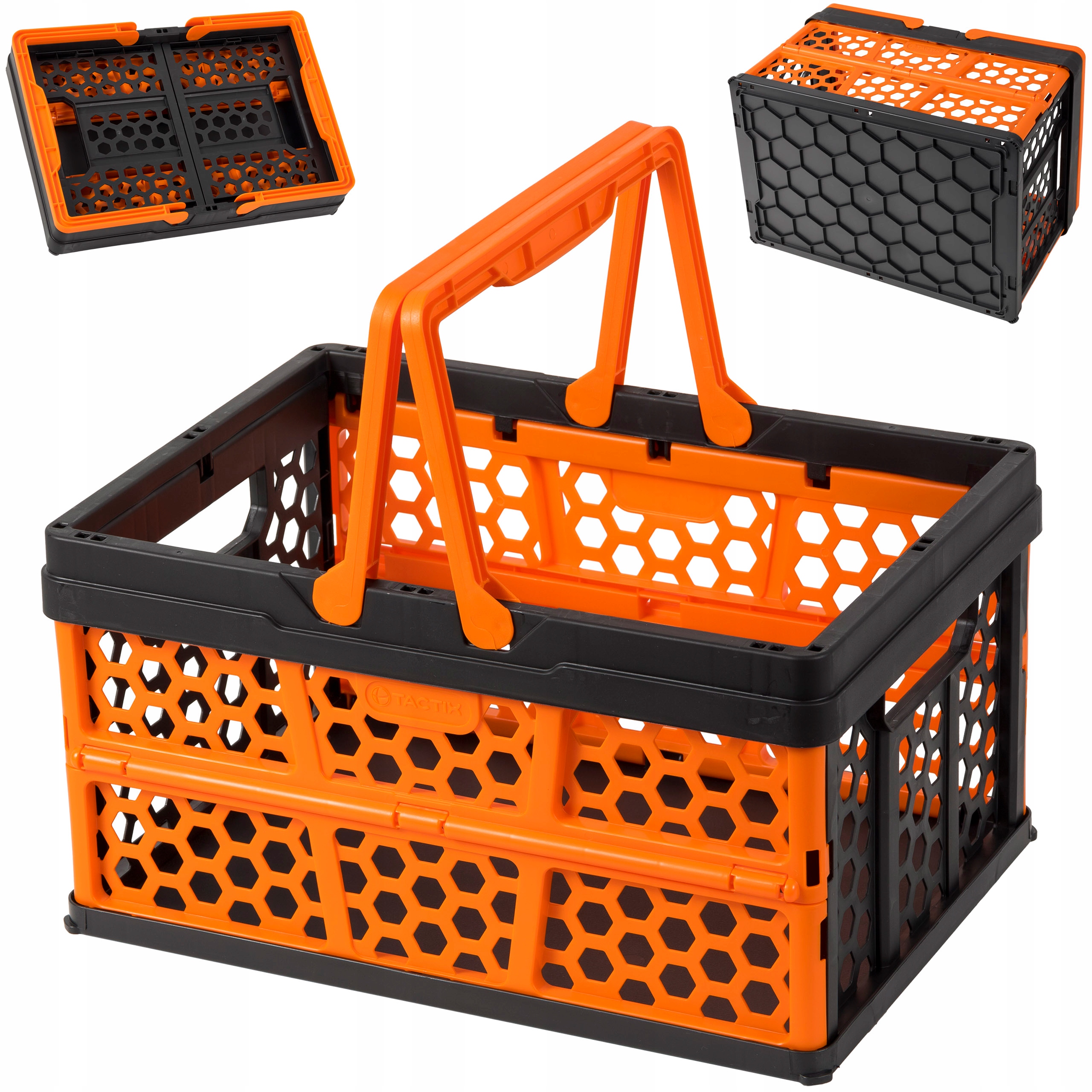 

Skrzynka plastikowa składana 16L koszyk Tactix