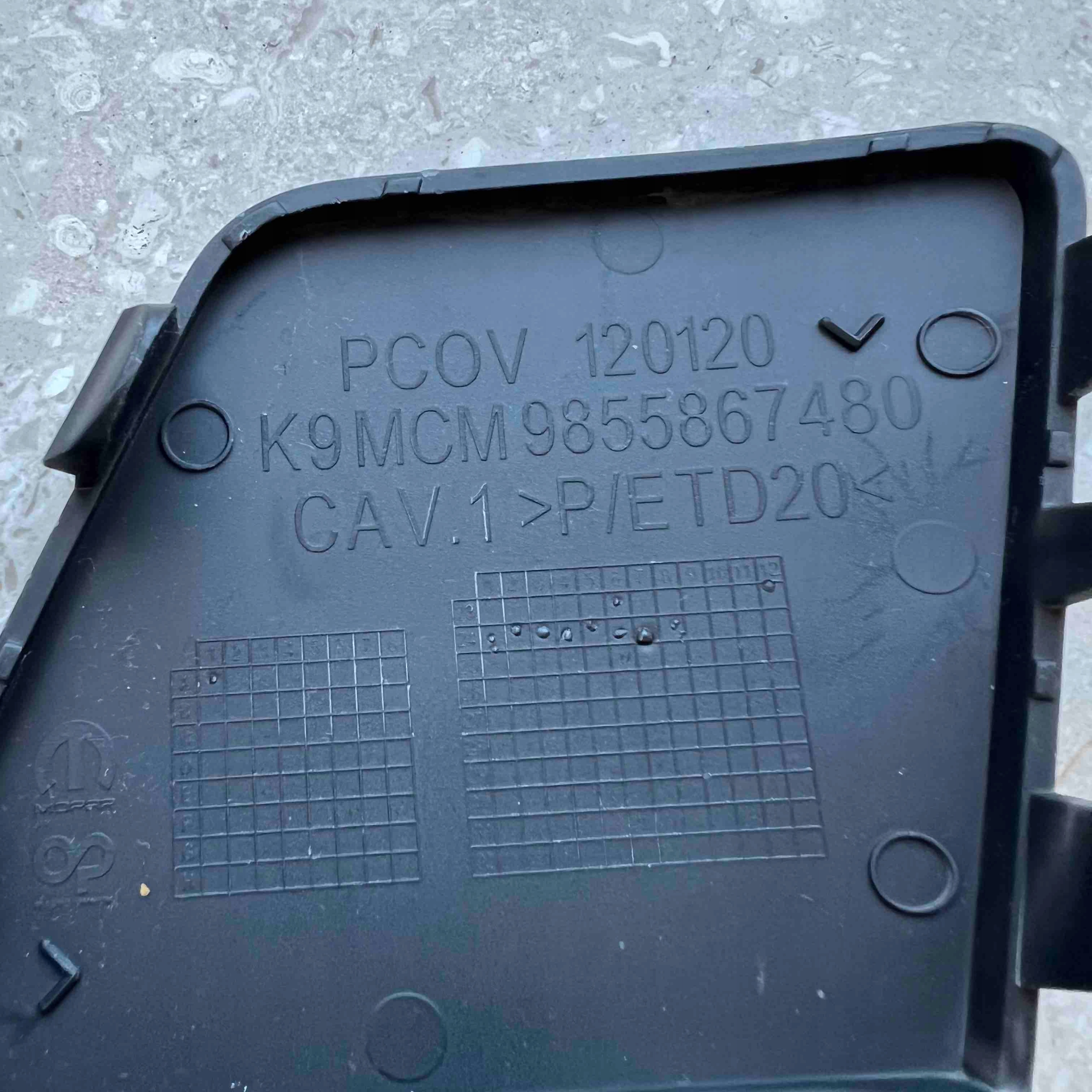 OPEL COMBO E LIFE LIFT 2024-> spoiler bumper front 9855867480