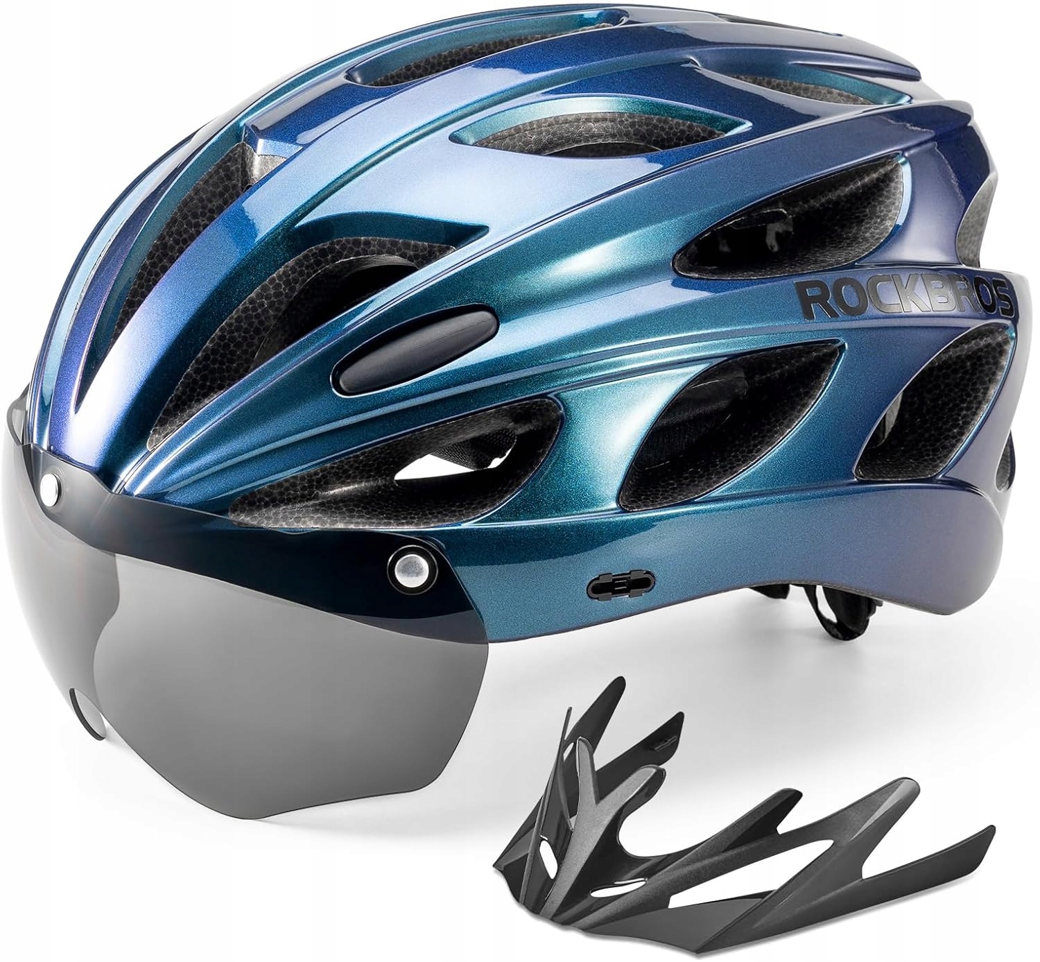 Rockbros cyklistická přilba TT-16-CP modrá (58-61 cm)