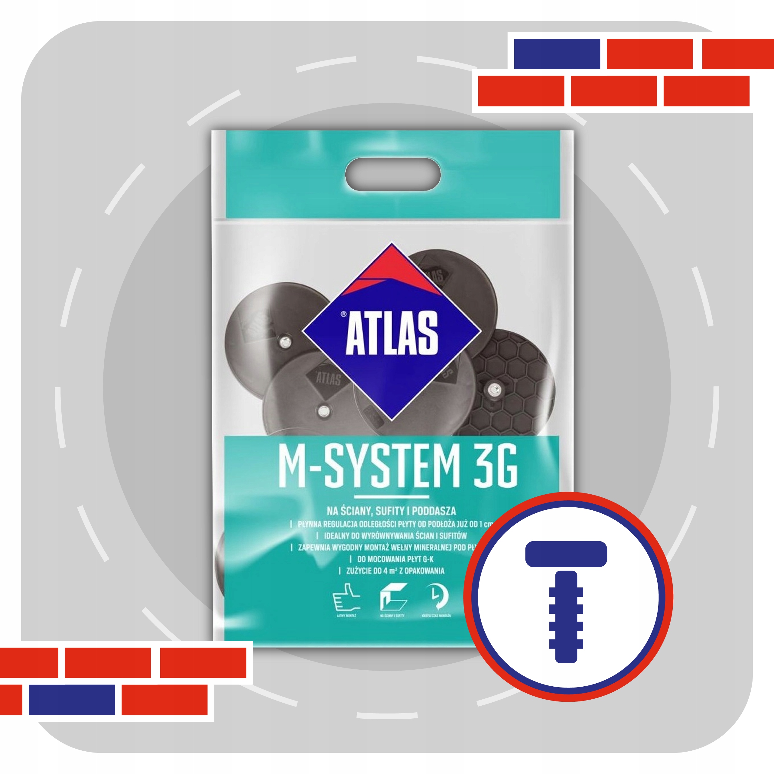 ATLAS M-SYSTEM 3G M8/FI6,5 L100 BX Długość 16 cm
