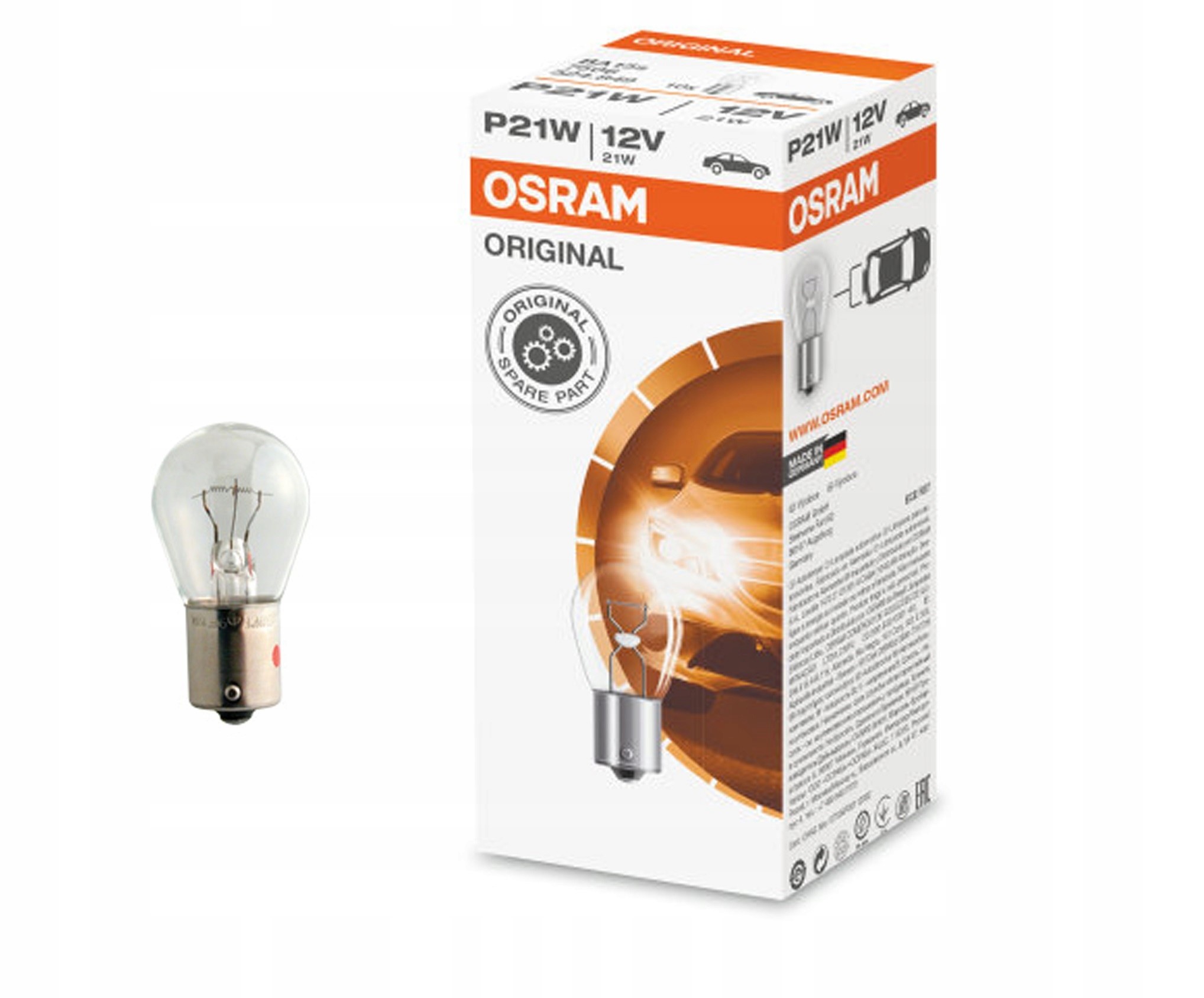 

żarówka pozycyjna Osram P 21W 12V