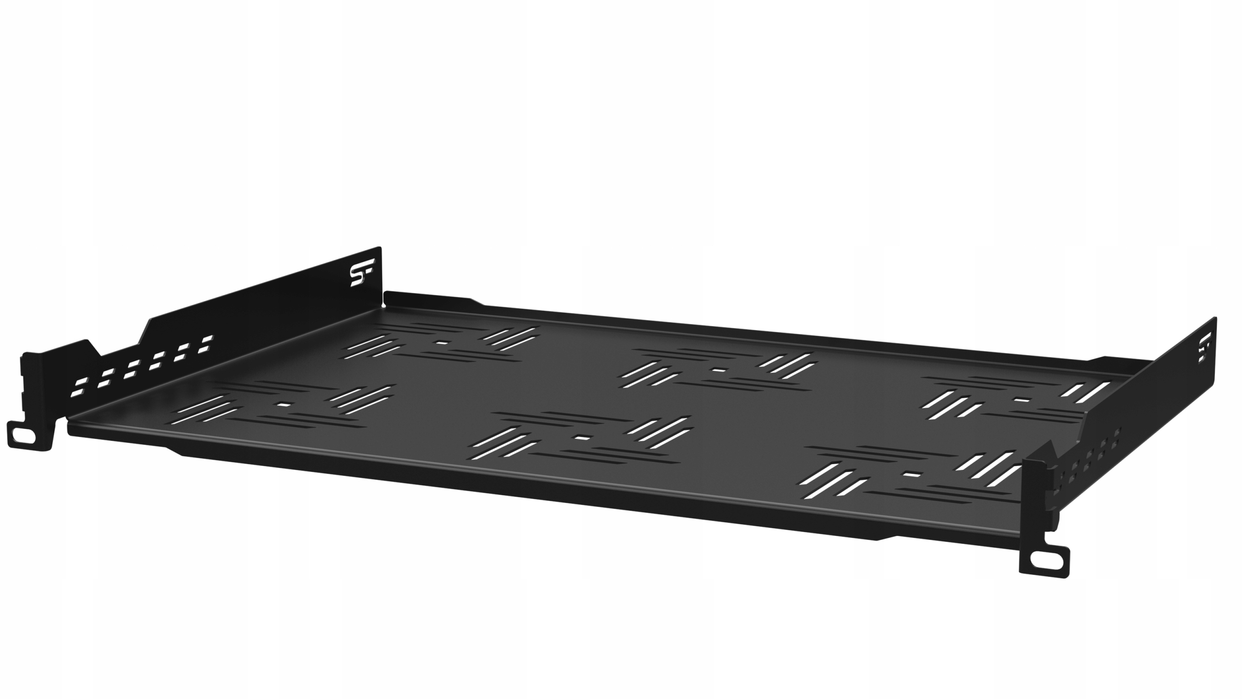 

Półka Rack 19'' 1U 300 mm seria B czarna Stalflex