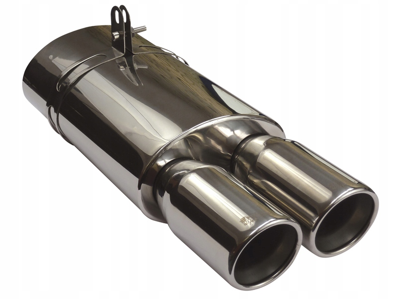 TŁUMIK SPORTOWY 2 x fi90 Nierdzewka SUPER NEW