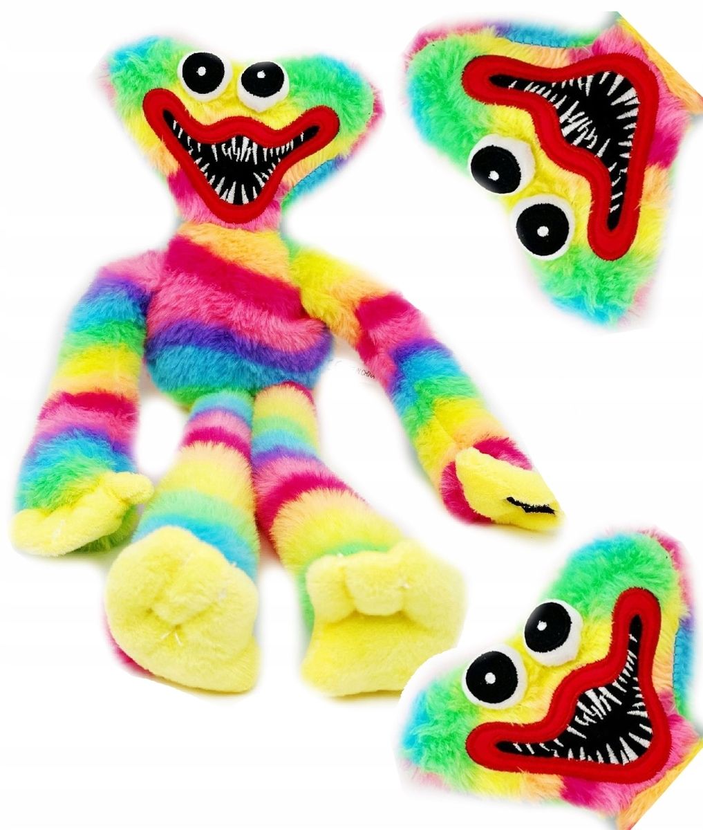 

Huggy Wuggy Playtime Tęczowy Maskotka 40CM Pluszak