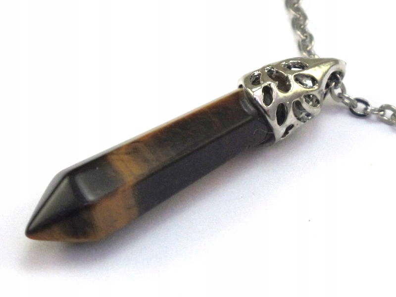 

Wisiorek kamień Tygrysie Oko naszyjnik [W276]