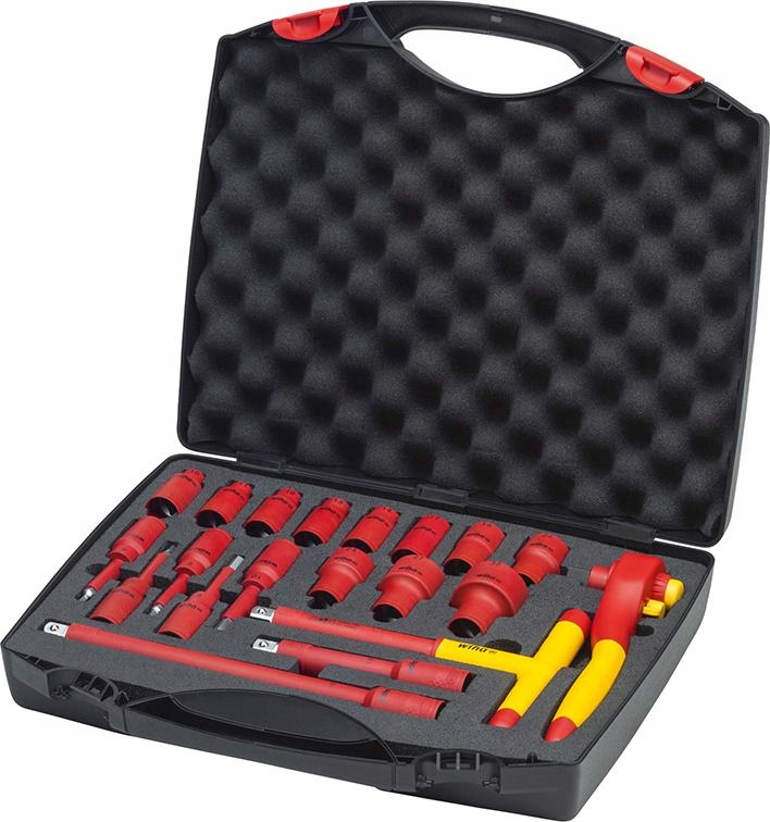 Sada nástrčné kľúče 6-hranné izolované nástavce 1/2" 21-dielna Vde Wiha