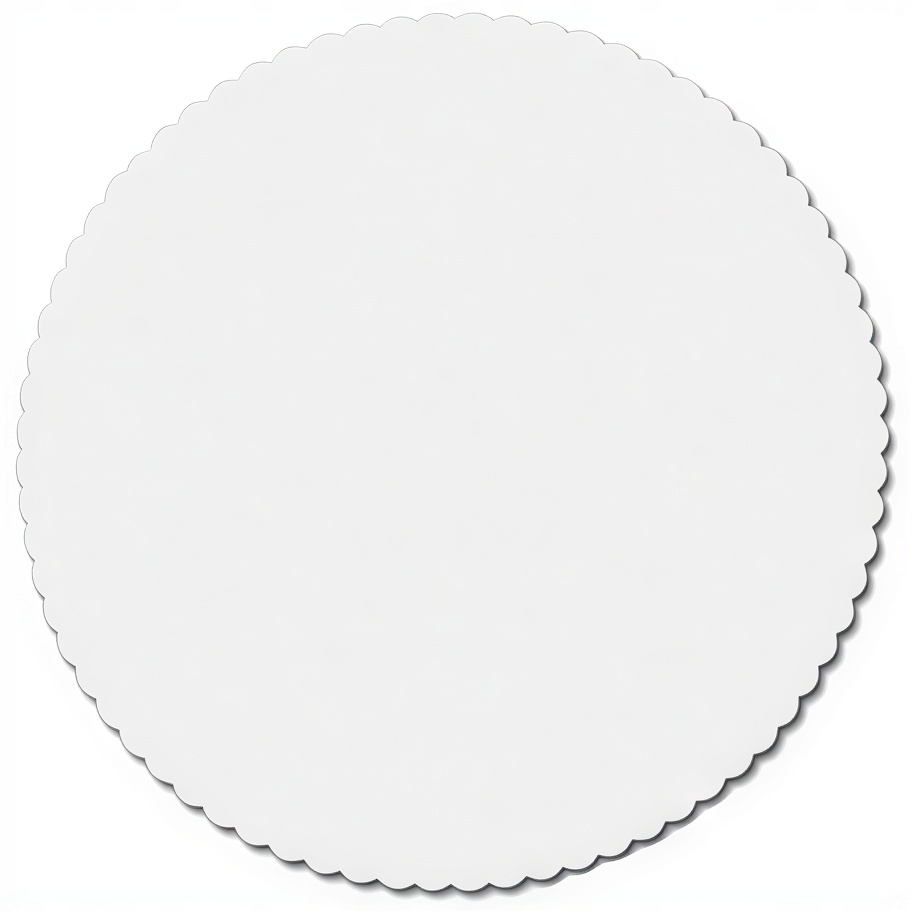 Kartonové podložky pod dort bílé 30 cm 100 ks