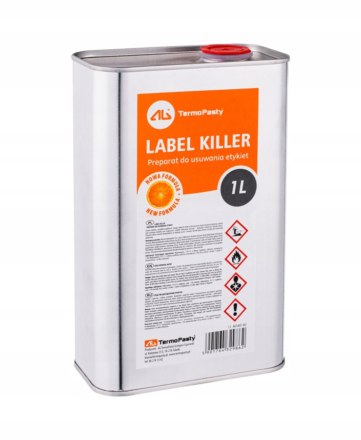 

Label Killer 1L Do Usuwania Naklejek Kleju Etykiet