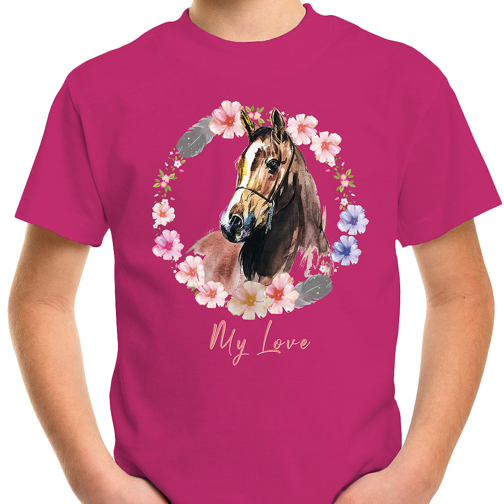 T-SHIRT KOSZULKA DLA DZIECKA KONIE 104 SUPER JAKOŚĆ